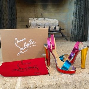Christian Louboutin Echasse Multicolor Heels